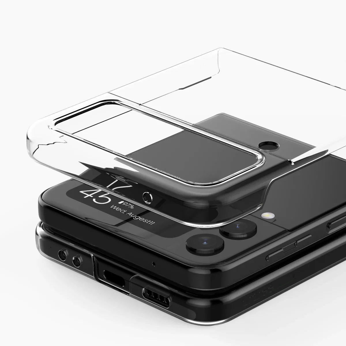Araree Nukin Slim Case For Z FliP 4 - Clear - Tashqila Araree Nukin Slim Case For Z FliP 4 - Clear - Tashqila
